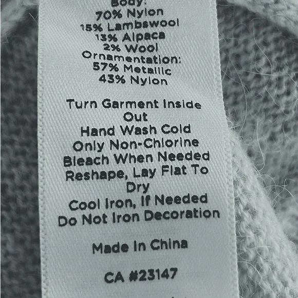 LAUREN RALPH LAUREN SZ XL Gray Wool Blend Maxi Skirt - Picture 6 of 6